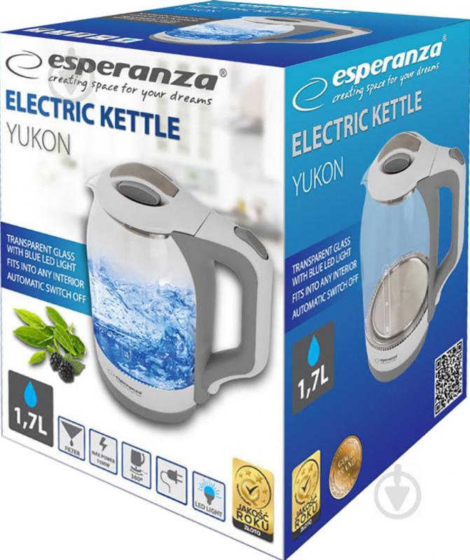 Электрочайник Esperanza EKK025W Kettle - фото 2