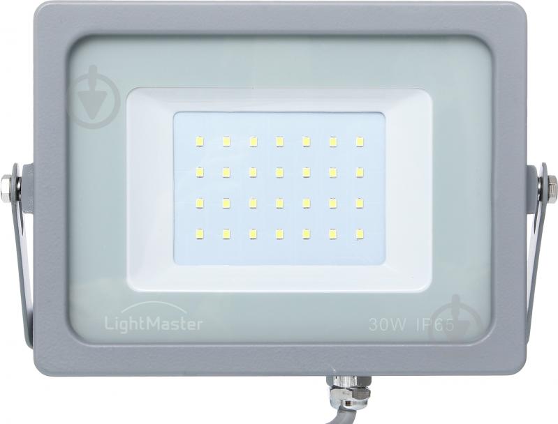 Прожектор LightMaster 30 Вт IP65 серый LL-773 30W - фото 1