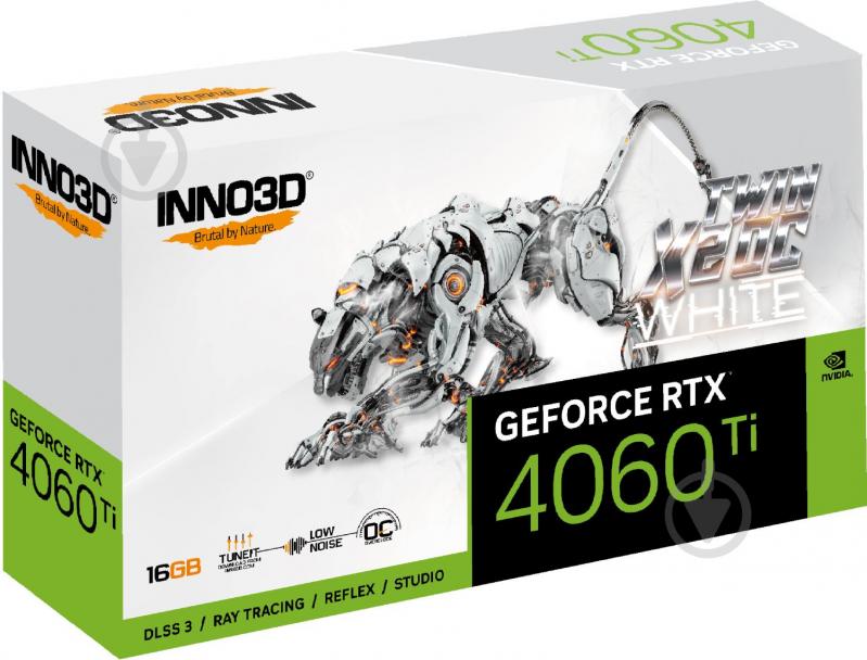 Видеокарта Inno3D GeForce RTX 4060 Ti 16GB GDDR6 128bit (N406T2-16D6X-178055W) - фото 2