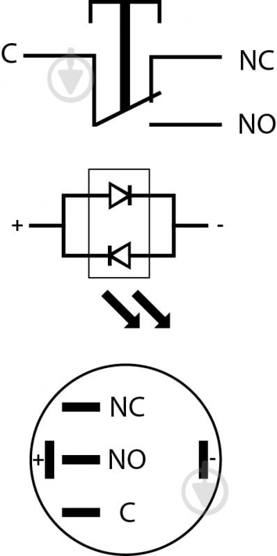 Кнопка Аско-Укрем TYJ 16-261 A0140010092 - фото 4