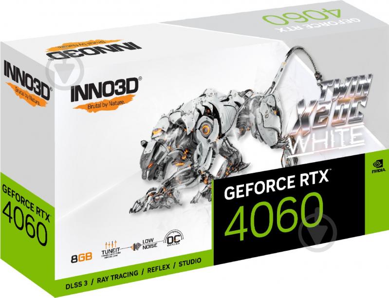 Відеокарта Inno3D GeForce RTX 4060 8GB GDDR6 128bit (N40602-08D6X-173051W) - фото 2