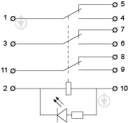 Промежуточное реле Аско-Укрем МК3P (AC 24 V) - фото 3