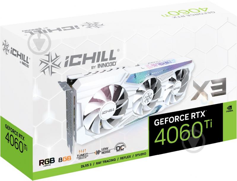 Видеокарта Inno3D GeForce RTX 4060 Ti 8GB GDDR6 128bit (C406T3-08D6X-17113280) - фото 2