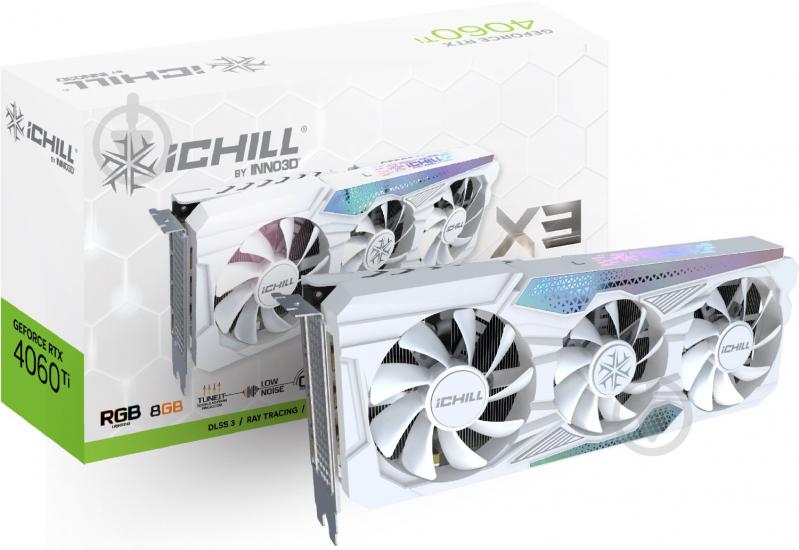 Видеокарта Inno3D GeForce RTX 4060 Ti 8GB GDDR6 128bit (C406T3-08D6X-17113280) - фото 3