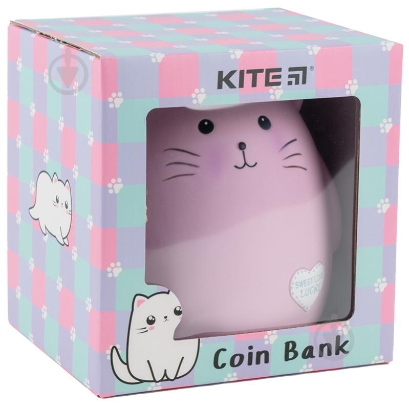 Копилка KITE pink cat K23-498-2 - фото 2 Копилка KITE pink cat K23-498-2 - фото 2