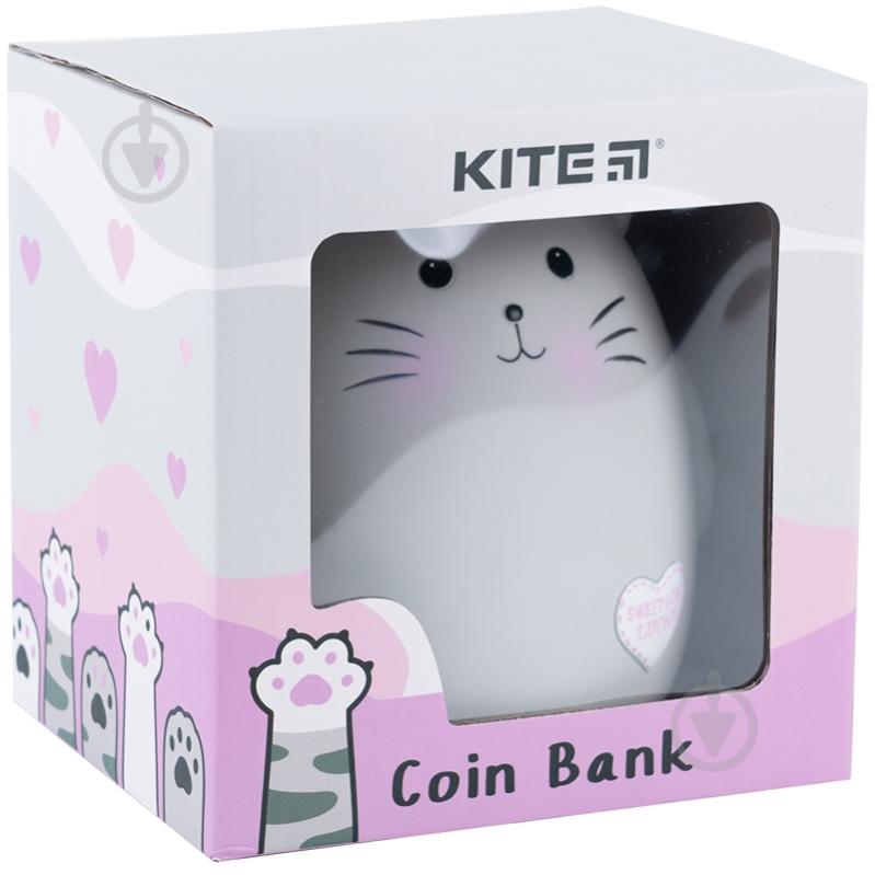 Копилка KITE grey cat K23-498-3 - фото 2