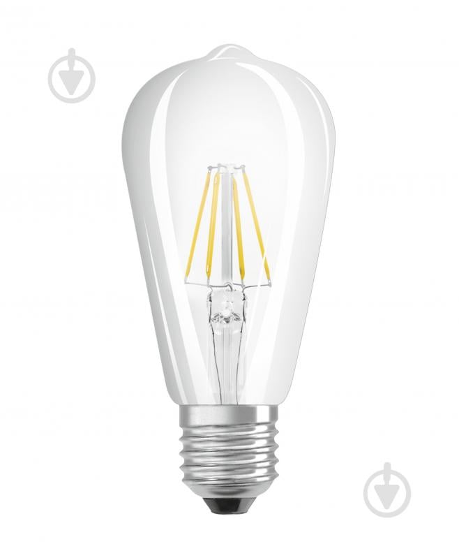 Лампа светодиодная Osram Edison 1906 6 Вт E27 3000 К 220-240 В прозрачная 4052899972834 - фото 2