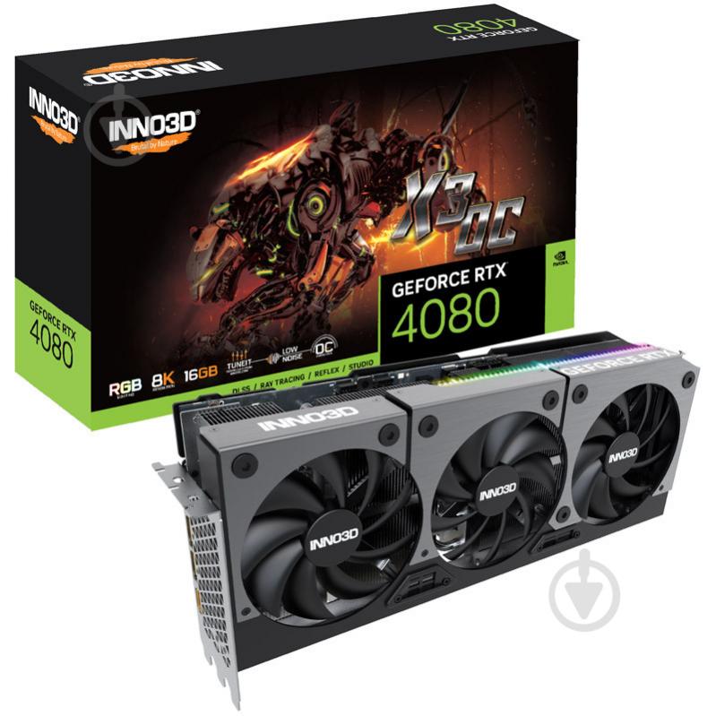 Відеокарта Inno3D GeForce RTX 4080 16GB GDDR6X 256bit (N40803-166XX-187049N) - фото 10