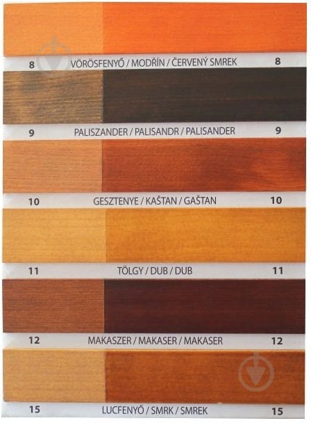 Фарба-лазур Helios Bori Thin-Layer Woodstain тонкошарова 2 сосна глянець 0,75 л - фото 3