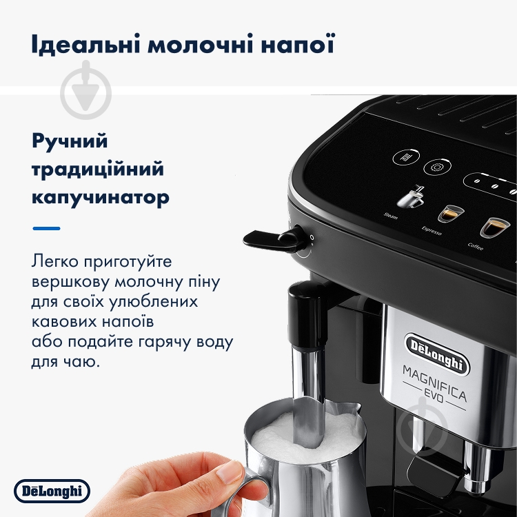 ВИТРИНА! Кофемашина Delonghi ECAM290.21.B Magnifica Evo - фото 6 ВИТРИНА! Кофемашина Delonghi ECAM290.21.B Magnifica Evo - фото 6