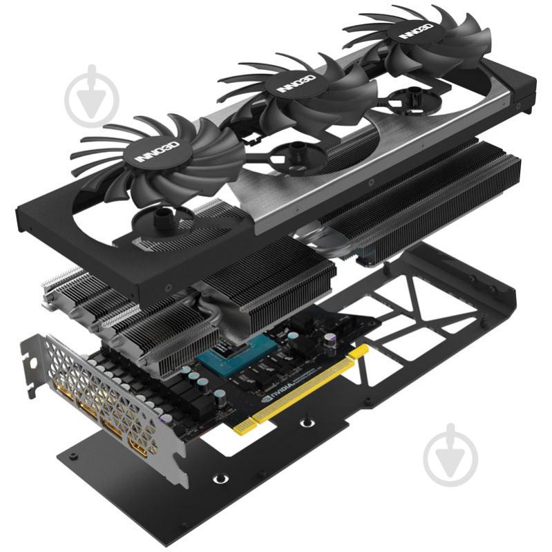 Видеокарта Inno3D GeForce RTX 4070 12GB GDDR6X 192bit (N40703-126XX-185252L) - фото 8