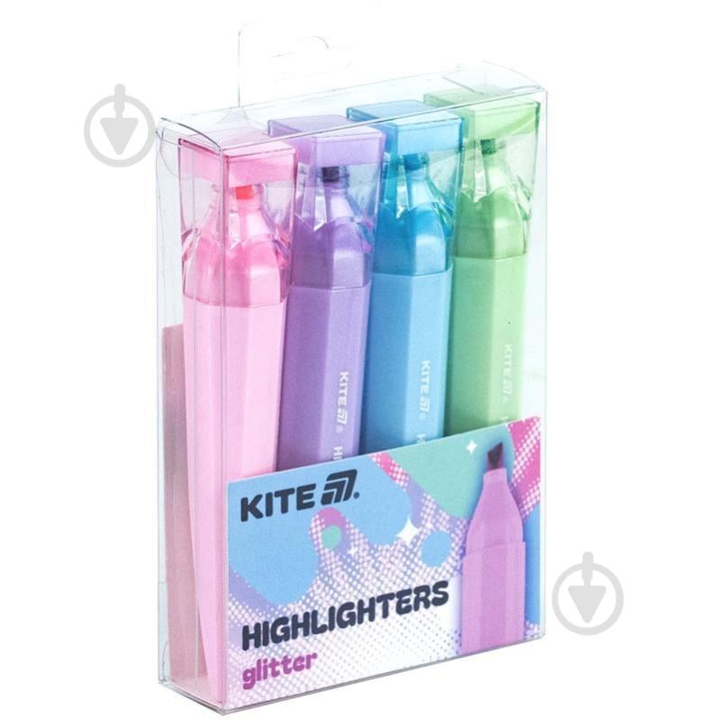 Набор маркеров текстовых KITE Glitter 4 шт. K24-1146-4 - фото 2