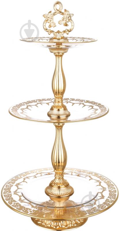 Фруктовниця триярусна Same Imperiale 62 см - фото 1 Фруктовниця триярусна Same Imperiale 62 см - фото 1