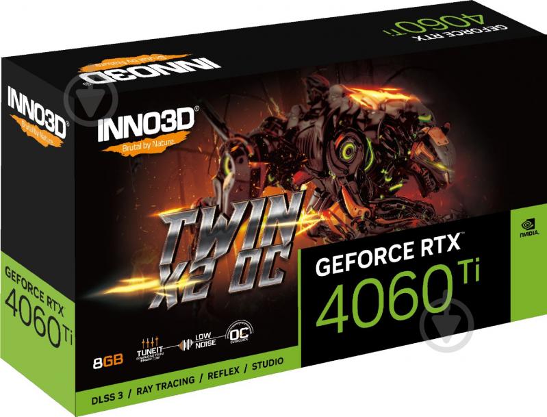 Видеокарта Inno3D GeForce RTX 4060 Ti 8GB GDDR6 128bit (N406T2-08D6X-171153N) - фото 5