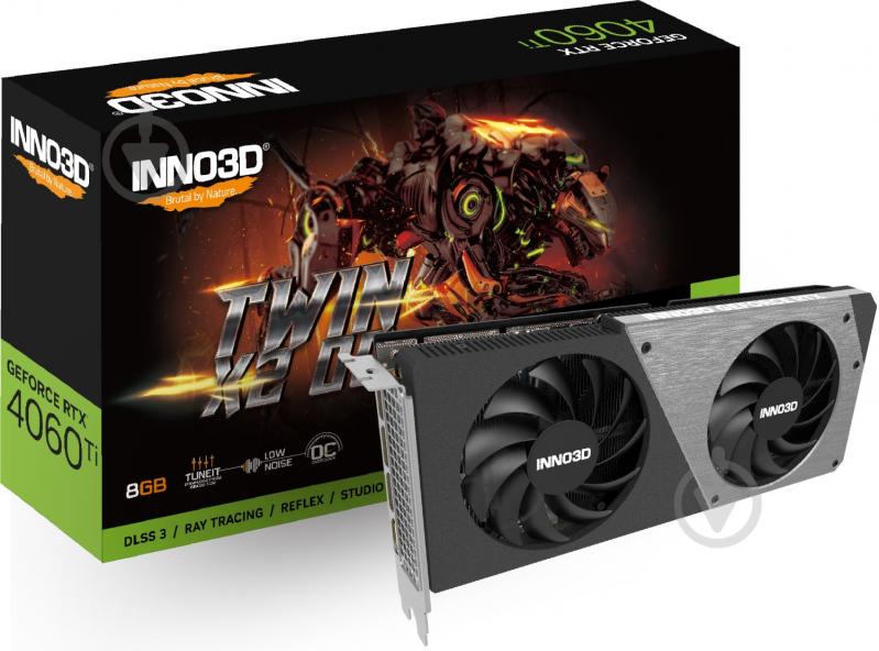 Видеокарта Inno3D GeForce RTX 4060 Ti 8GB GDDR6 128bit (N406T2-08D6X-171153N) - фото 6