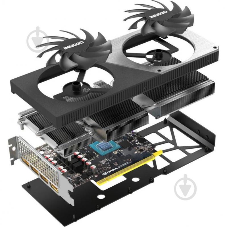 Видеокарта Inno3D GeForce RTX 4060 Ti 8GB GDDR6 128bit (N406T2-08D6X-171153N) - фото 7