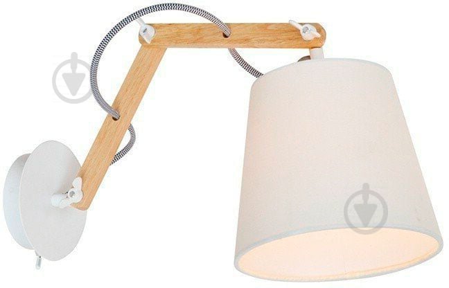 Бра Arte Lamp Pinoccio 1x40 Вт E14 білий A5700AP-1WH - фото 1