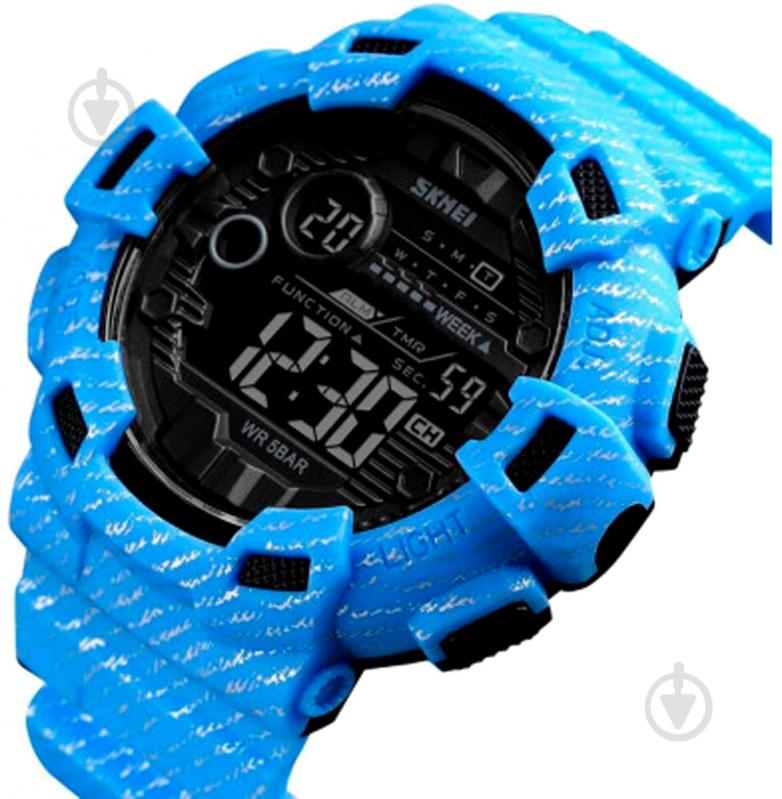 Наручные часы Skmei 1472 blue (1472BOXLTBL) - фото 2 Наручные часы Skmei 1472 blue (1472BOXLTBL) - фото 2
