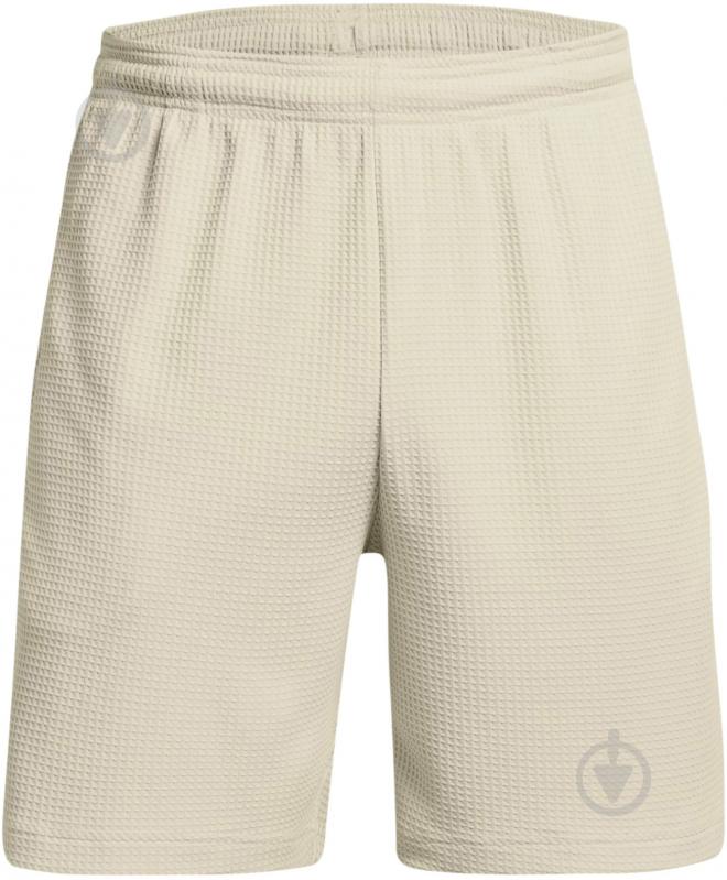 Шорты Under Armour UA RIVAL WAFFLE SHORT 1383107-273 р. L бежевый - фото 3