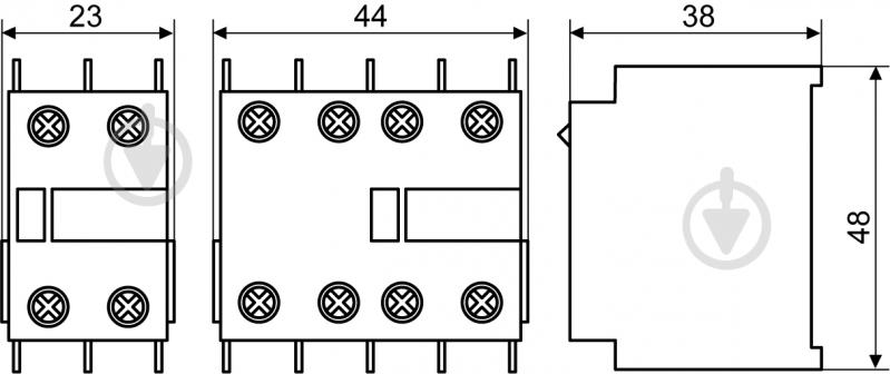 Дополнительный контакт Аско-Укрем ДК-04 (LA1-D04) A0040050008 - фото 5