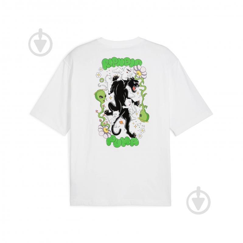Футболка Puma PUMA X RIPNDIP Boxy Graphic Tee 63241302 р.S белый - фото 7 Футболка Puma PUMA X RIPNDIP Boxy Graphic Tee 63241302 р.S белый - фото 7