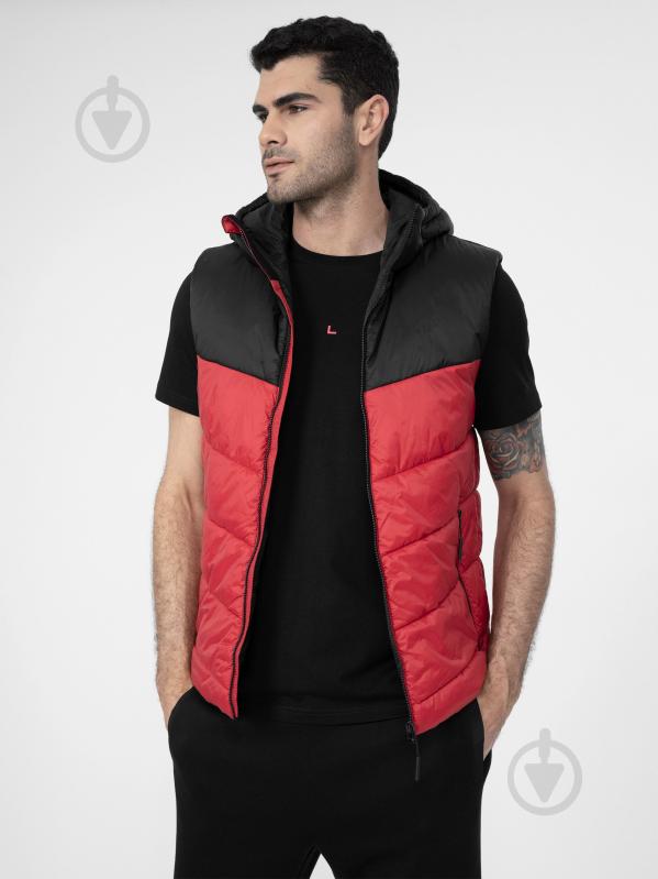 Жилет 4F 4FSS23TDJAM083-62S р.M красный - фото 1