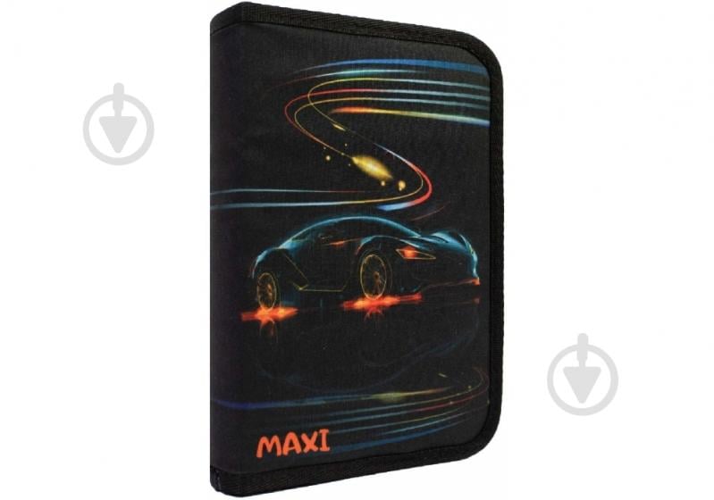 Пенал школьный Car MX85508 Maxi черный - фото 1