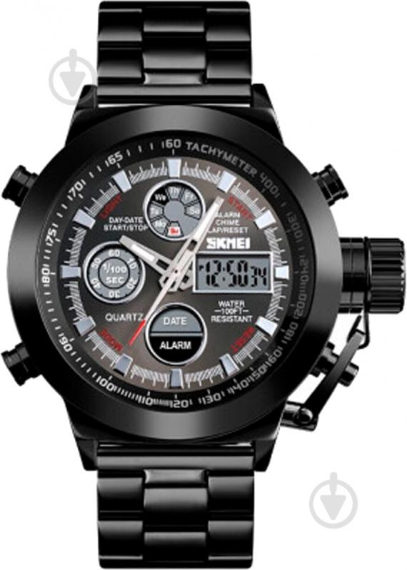 Наручные часы Skmei 1515 black (1515BOXBK) - фото 1