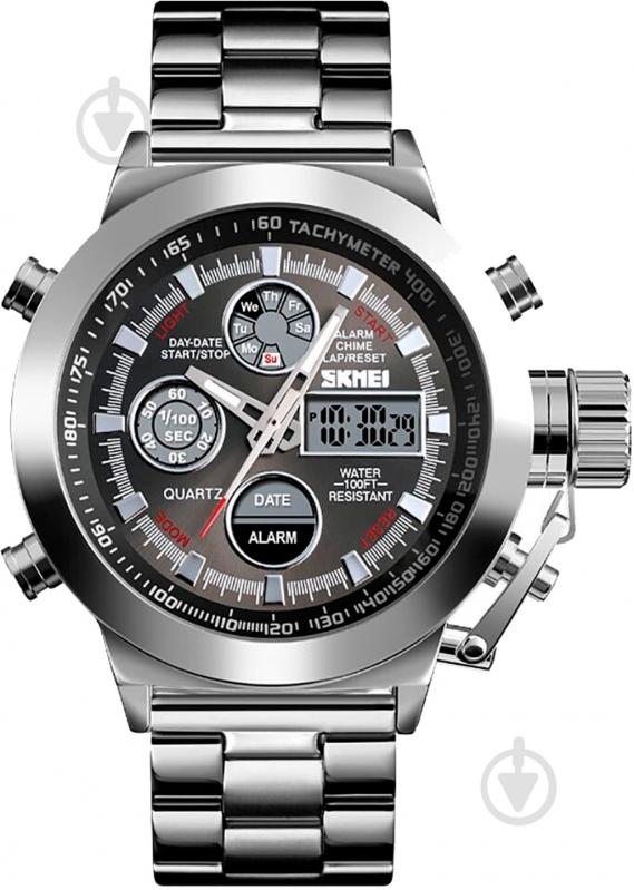 Наручные часы Skmei 1515 silver (1515BOXSI) - фото 1 Наручные часы Skmei 1515 silver (1515BOXSI) - фото 1