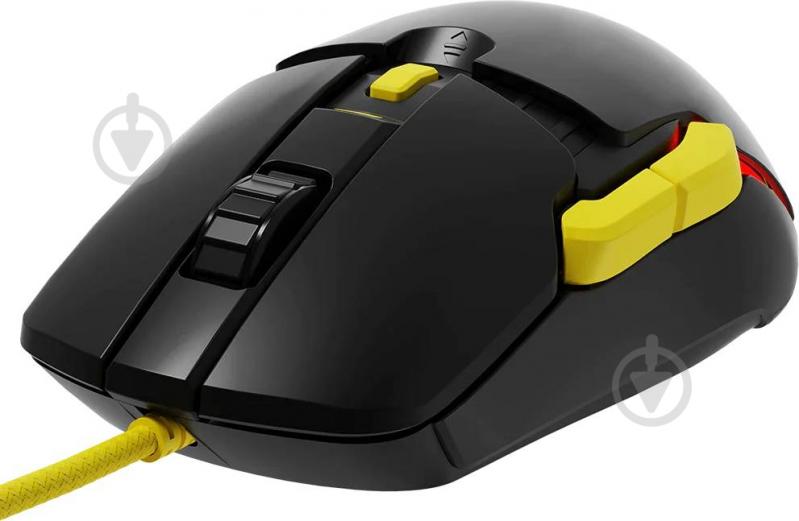 Мышь Modecom Jager Volcano black/yellow (M-MC-JAGER-100) - фото 2