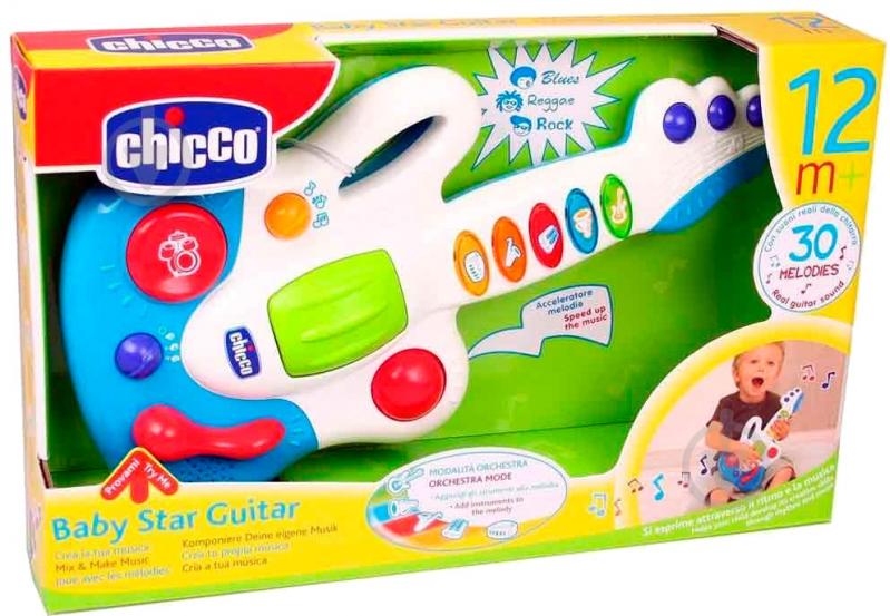 Игрушка музыкальная Chicco Гитара 60068.00 - фото 2 Игрушка музыкальная Chicco Гитара 60068.00 - фото 2