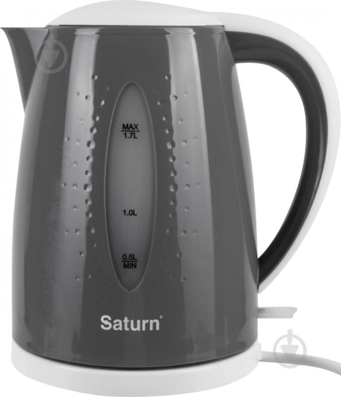 Электрочайник Saturn ST-EK8438 Grey/White - фото 1