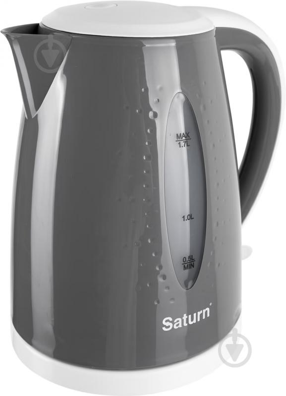 Электрочайник Saturn ST-EK8438 Grey/White - фото 3