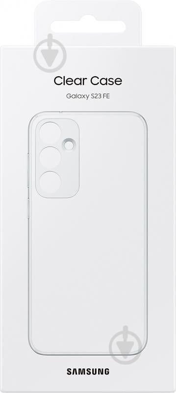 Чохол-накладка Samsung Clear Case Transparent (EF-QS711CTEGWW) для S23 FE - фото 5