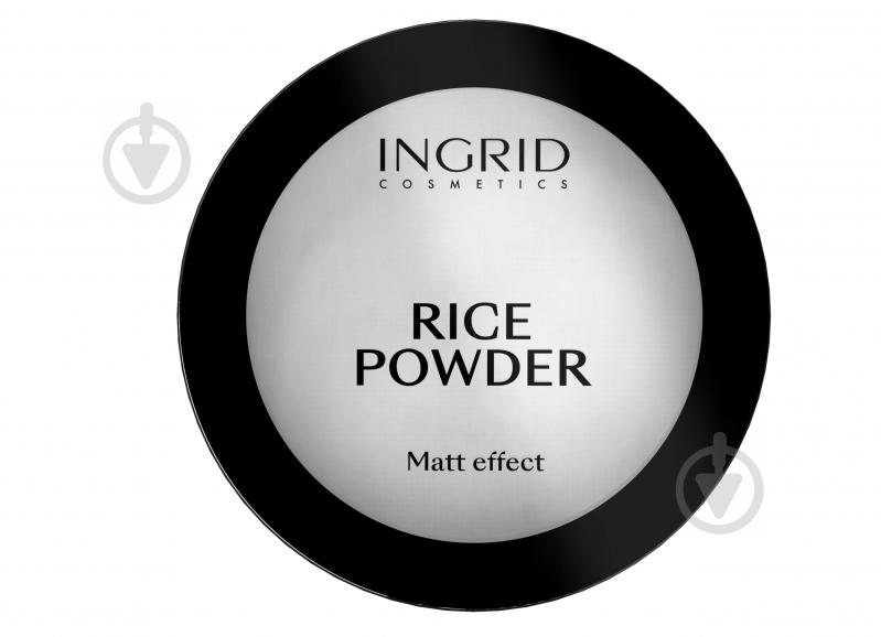 Пудра компактна Ingrid Cosmetics Rice Powder білий 8 г - фото 1