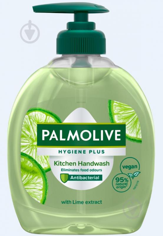 Антибактеріальне рідке мило Palmolive Нейтралізатор запахів для Кухні з Екстрактом Лайма 300 мл - фото 1