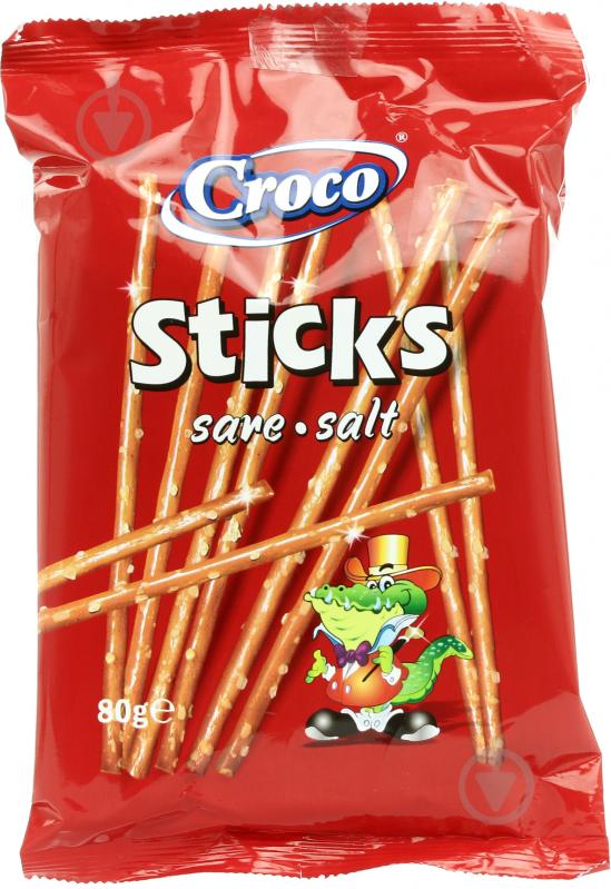 Соломка Croco Sticks с солью 80 г (5941194000337) - фото 1