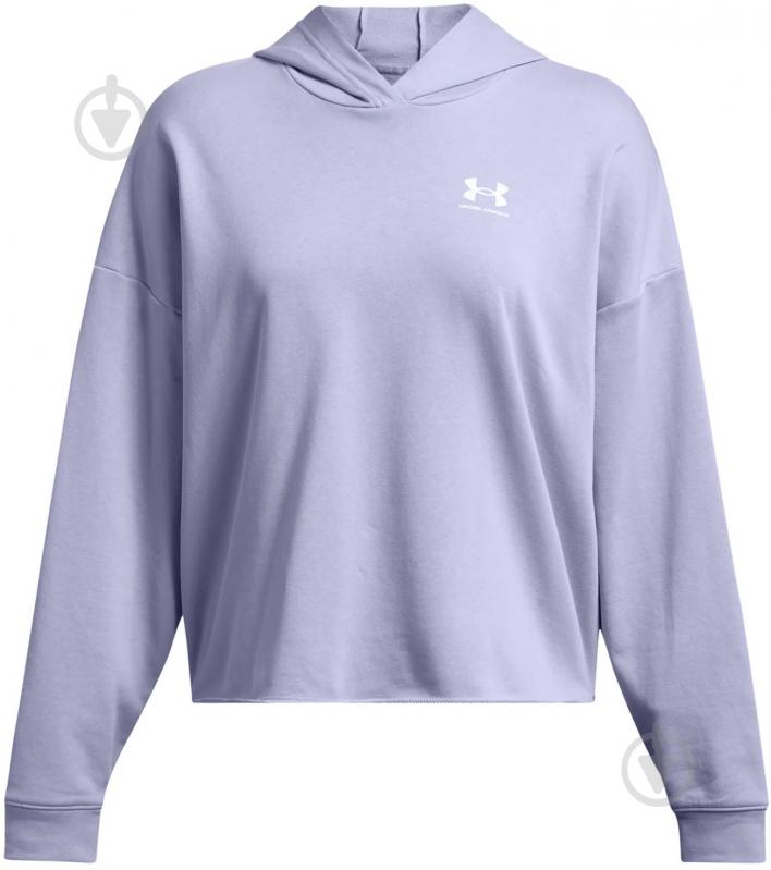 Джемпер Under Armour UA RIVAL TERRY OS HOODIE 1382736-539 р.XS ліловий - фото 3