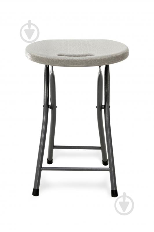 Табурет розкладний Мікс Меблі Літл світло-сірий / чорний - фото 3 Табурет розкладний Мікс Меблі Літл світло-сірий / чорний - фото 3