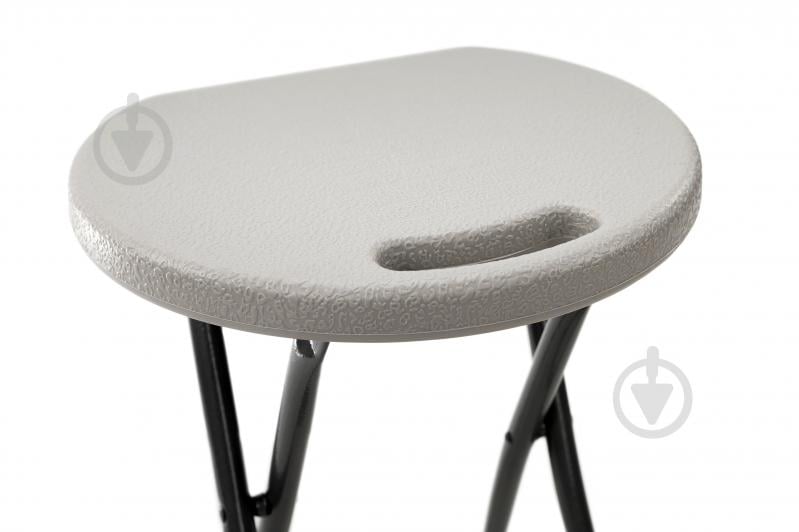 Табурет розкладний Мікс Меблі Літл світло-сірий / чорний - фото 6 Табурет розкладний Мікс Меблі Літл світло-сірий / чорний - фото 6