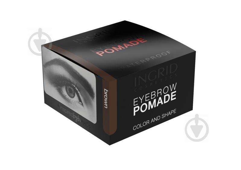 Помада для бровей INGRID Eyebrow Pomade brown 5 г - фото 1