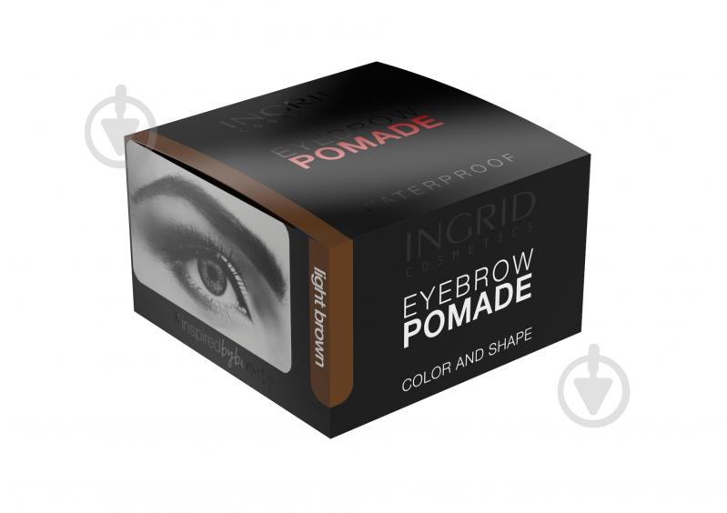 Помада для бровей INGRID Eyebrow Pomade Light Brown 5 г - фото 1