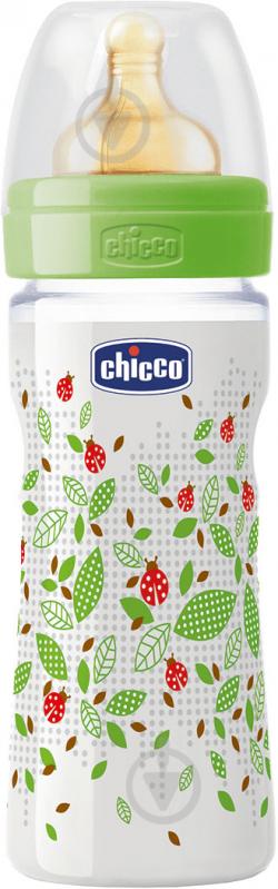 Пляшка Chicco Well-Being пластикова 250 мл нейтральна - фото 1