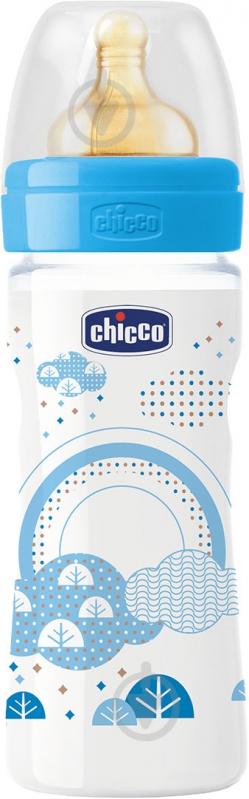 Пляшка Chicco Well-Being пластикова 250 мл для хлопчиків - фото 1 Пляшка Chicco Well-Being пластикова 250 мл для хлопчиків - фото 1