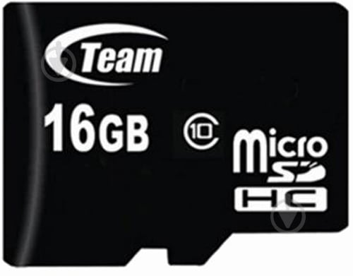 Карта памяти Team microSD 16 ГБ UHS Speed Class 1 (U1) (TUSDH16GCL1002) - фото 1