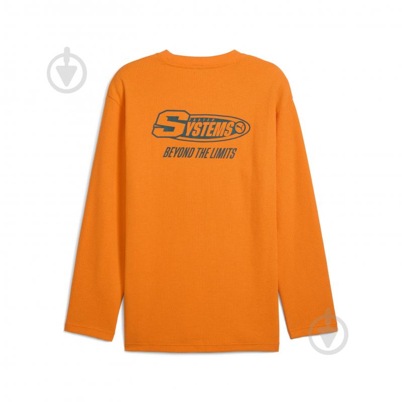 Футболка Puma FUTURE.PUMA.ARCHIVE Waffle Relaxed Long Sleeve Tee 63207726 р.XL оранжевый - фото 7 Футболка Puma FUTURE.PUMA.ARCHIVE Waffle Relaxed Long Sleeve Tee 63207726 р.XL оранжевый - фото 7