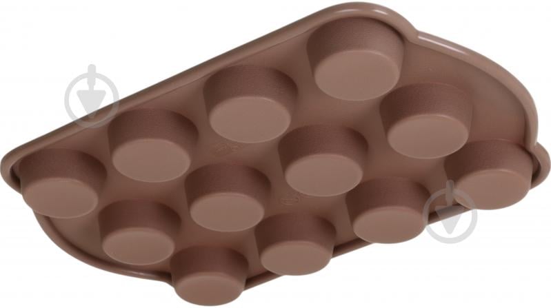 Форма для випікання кексу Smart Kitchen by Flamberg на 12 шт. Peach&Brown 30х19.5х2.8 см коричневий - фото 2