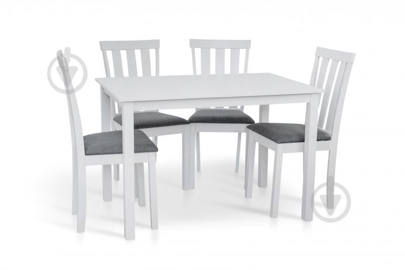 Комплект стол и стул Мікс Меблі Юджин белый 1100x700x740мм белый/белый - фото 5 Комплект стол и стул Мікс Меблі Юджин белый 1100x700x740мм белый/белый - фото 5