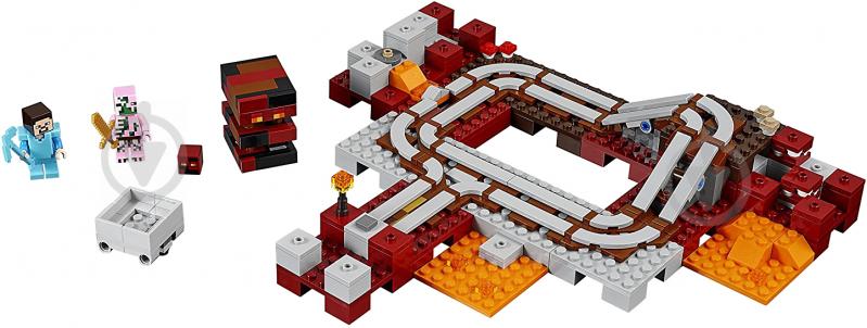 Lego minecraft 21130 on sale the nether railway