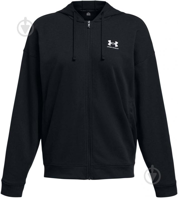 Джемпер Under Armour UA RIVAL TERRY OS FZ HOODED 1386043-001 р.L черный - фото 3